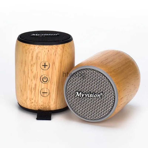 Tragbare Lautsprecher Neue Massivholz Bluetooth Lautsprecher Kreative Holz Tragbare Mini Kleine Stahl Kanone Bambus Holz Einfache Kleine Lautsprecher YQ240116