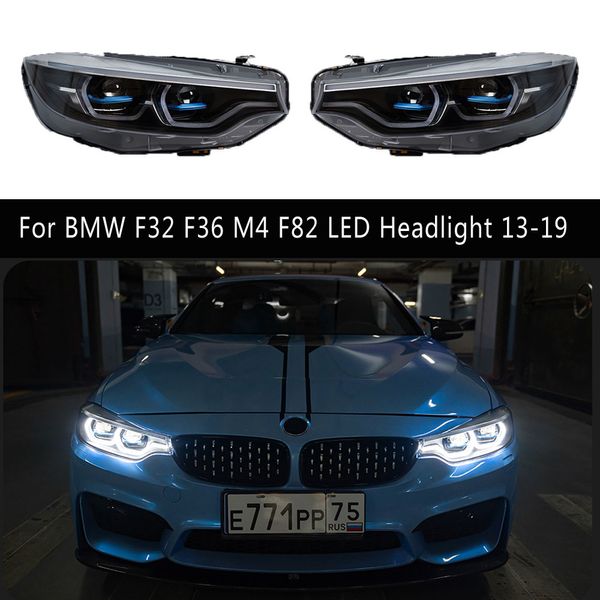 Lampada frontale per BMW F32 F36 M4 F82 425I faro a LED 13-19 luce di marcia diurna Streamer indicatori di direzione fascio alto angelo occhio lente del proiettore