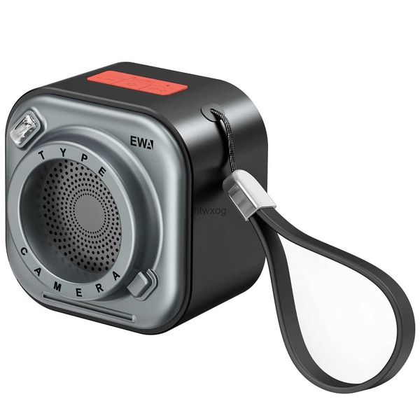Alto-falantes portáteis EWA A110 Pequeno alto-falante Bluetooth com som estéreo Lanterna sem fio portátil 12 horas de reprodução com suporte para cartão TF Mini alto-falante YQ240116