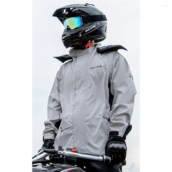 Giacche da corsa Ispessimento Impermeabile Pantaloni antipioggia Set Giacca divisa per adulti Poncho Abbigliamento antipioggia per ciclismo da moto all'aperto