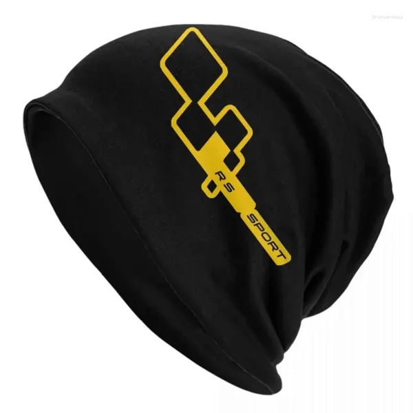 Berets RS Motorsport Racing Skullies Beanies Caps Unisex Winter Warm Strickmütze Damen Herren Mode Erwachsene Motorhaube Hüte Outdoor Ski Cap