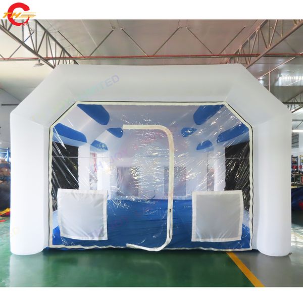 Cabine de pintura inflável gigante personalizada, 8x4x3mh, cor, carro, oem, cabine de pintura, com sistema de filtro para venda