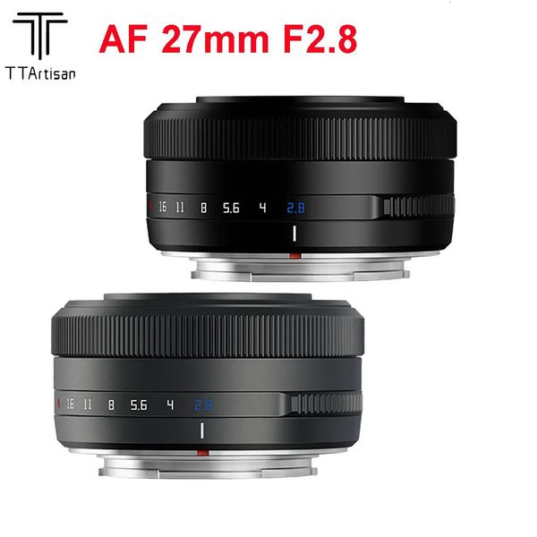 Lente de foco automático TTArtisan 27mm F2.8 APS-C para câmera Fuji X Mount XF XE4 XT30 XA5 XS10 X100V XT4 XT3 X-PRO1 XH1 240115