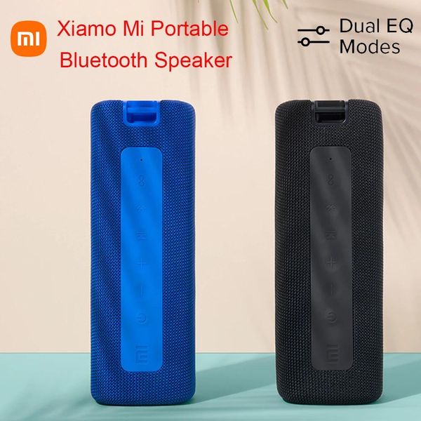 Alto-falantes Xiaomi Mi Portátil Bluetooth Speaker 16W Bluetooth 5.0 IPX7 À Prova D 'Água Verdadeira Barra Estéreo Sem Fio Som Ao Ar Livre