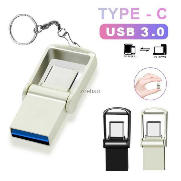 USB-флеш-накопители Mini 32 ГБ, 64 ГБ, 128 ГБ, тип C, ультра двойной USB 3,0, флэш-накопитель, флэш-накопитель, флэш-накопитель U-диска
