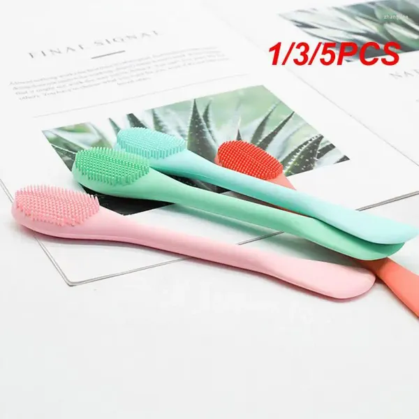 Mobili da campo 1/3/5pcs Silicone Fate Cleansing Brush Facial Cleanser Cleaner Exfoliator Scrub lavaggio delle donne Strumento per la cura della pelle