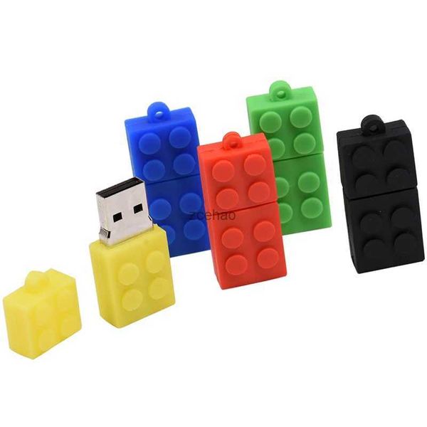 USB-флеш-накопители, игрушечный кирпичный флэш-накопитель, USB-флеш-накопитель, 64 ГБ, силикагель, строительный блок, флэш-накопитель в подарок, флэш-накопитель, 32 ГБ, строительный блок с реальной емкостью