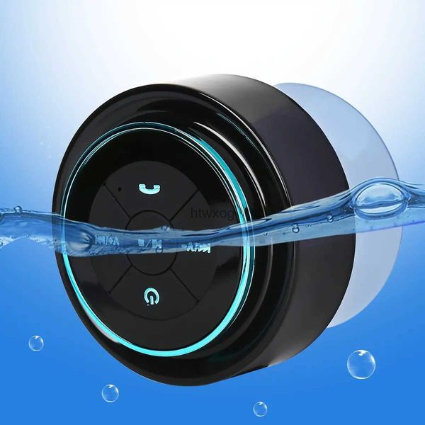 Tragbare Lautsprecher Mini Wireless Lautsprecher Wasserdicht Auto Badezimmer Büro Strand Stereo Musik Absorbierbarer Lautsprecher für iPhone 13 12 11 Pro Max XR XS YQ240116