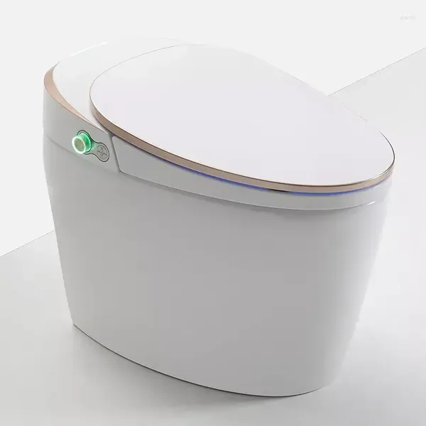 Set di accessori per il bagno Bagno Bidet intelligente automatico WC Sensore del sedile elettrico intelligente WC Scarico automatico