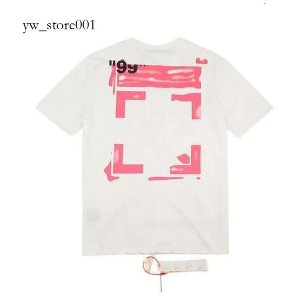 Off White Shirt Летние мужские женские свободные футболки Топы Off White Man Повседневная рубашка Роскошная одежда Off White Hoodie Уличная одежда с короткими рукавами 2726