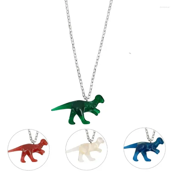 Ожерелья с подвесками LONDANY, французское ожерелье с цепочкой для свитера, роскошная индивидуальная высокочувствительная ключица, женский модный маленький динозавр