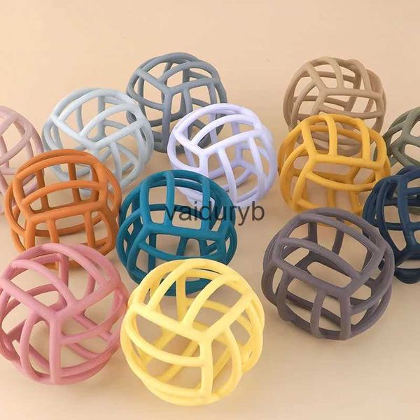 Baby Teethers Toys Vendita calda BPA Free Neonati ldren's Products Silicone colorato da masticare Massaggiagengive Palla giocattolo Facile da pulire Sicuro Baby Shower Giftsvaiduryb