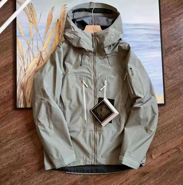 Designer Arcterxs ARC-Jacke, dreilagige Outdoor-Reißverschlussjacken, wasserdicht, warm, für Sport, Herren, Damen, Sv/Lt, Gore-Texpro, lässig, leicht, Wandern, 9791ESS