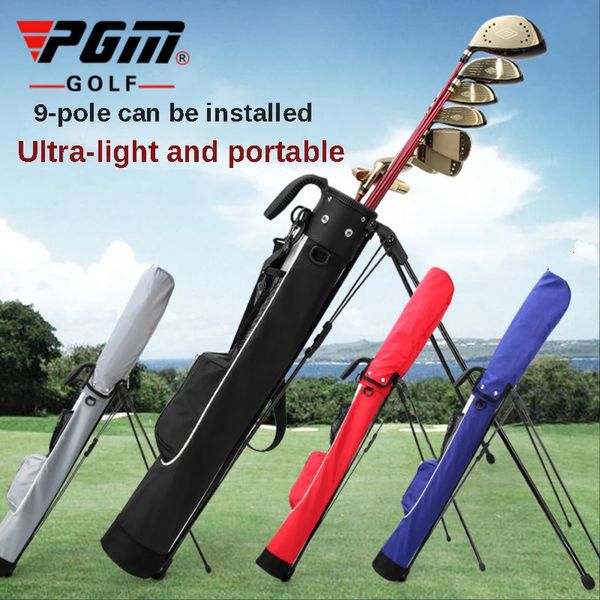 PGM Sacca da golf leggera impermeabile Supporto portatile Mazze da trasporto con staffa Borse porta pistola QIAB015 240116