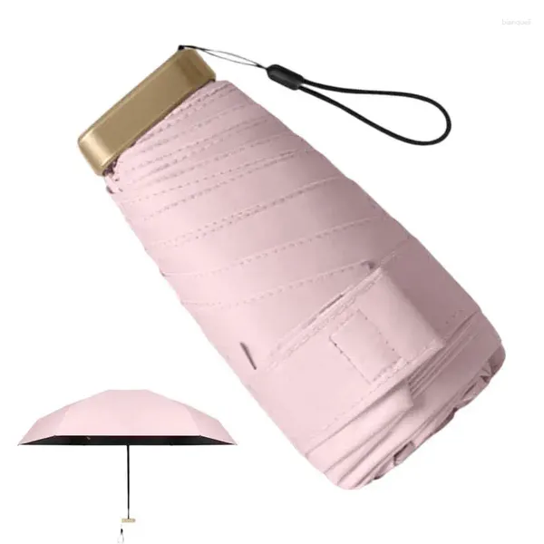 Regenschirme Reiseschirm Sechsfach Für Regen Dual-Use-UV-Schutz Reduzieren Sie Hitze Anti-Uvand