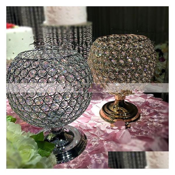 Decorazione del partito Moda vaso di fiori di cristallo artigianale per la casa regalo di nozze consegna di goccia giardino forniture festive evento Dhg1X