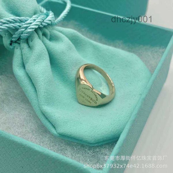 Yüzük mücevher thome s925 STRING Gümüş Seal Ring Love Fashion Basit L9WJ MT90 RIDO