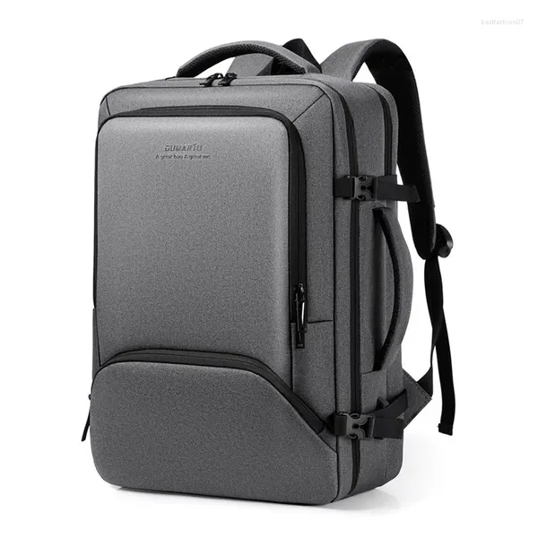 Zaino 17.3''Porta USB di grande capacità Laptop da lavoro multifunzionale per uomo Borsa da viaggio per esterni Oxford Zaino impermeabile