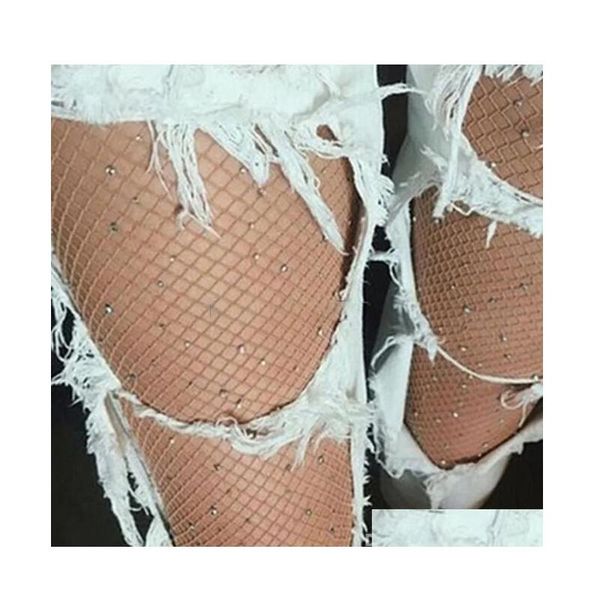 Meias bebê crianças roupas bebê maternidade meninas verão fishnet diamante meia-calça moda brilhante net collants strass malha meias de náilon bj