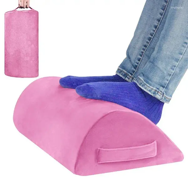 Cuscino sotto la scrivania Poggiapiedi Memory Foam Sgabello ergonomico Supporto per alimenti portatile Allevia l'affaticamento Multifunzionale per il supporto