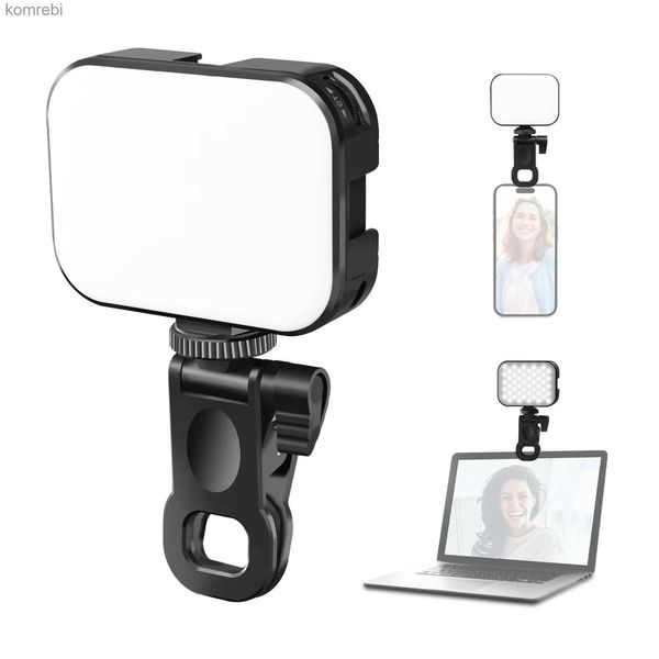 Selfie Lights Ulanzi VL100X Video Konferans Monitör için Işık Dizüstü Bilgisayar Uzaktan Çalışma Uzaktan Öğrenme Canlı Akış Zoom Lightingl240116