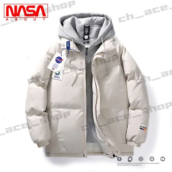 Jaqueta de designer Jaquetas masculinas NASA Co Marca Casaco de algodão Inverno Marca de moda para baixo Grosso Homens Jaqueta jaqueta feminina jaqueta homem jaqueta de inverno jaqueta puffer 444