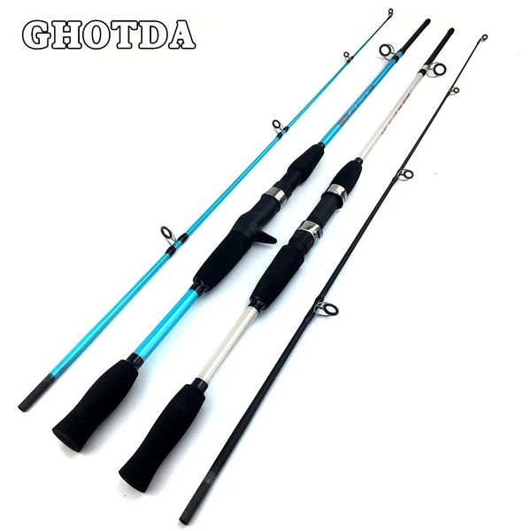 GDA 1.5M 1.8M M Canna da pesca con richiamo di potenza Casting Spinning Wt 3g-21g Canna da pesca con richiamo per barca ultraleggera 240116