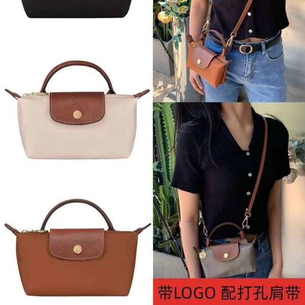 Luxus-Designer-Handtaschen, neue Mini-Longxiang-Brötchen-Wechsel-Knödel-Brötchen, eine Schulter, schräge Straddle-Handtasche, Rindsleder-Handtasche, kurzer Griff, modische Damentasche