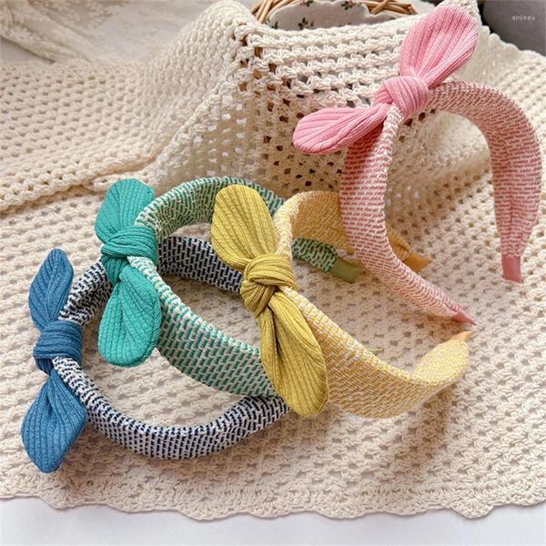 Acessórios de cabelo orelha bowknot bandana na moda mulheres ao ar livre yoga hairband franja maquiagem fragmentado headwear para meninas