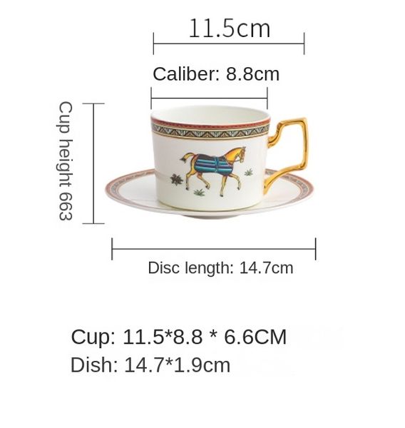 Atacado Bone China Criativo Europeu Café da Manhã Xícara Caneca de Cerâmica Conjunto de Café para Beber