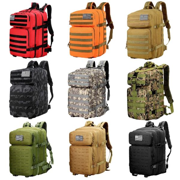 35/45/50L Männer Wandern Rucksack Große Kapazität Armee Taktische Männer Rucksack Military Camouflage Reise Outdoor Wandern Rucksäcke 240115