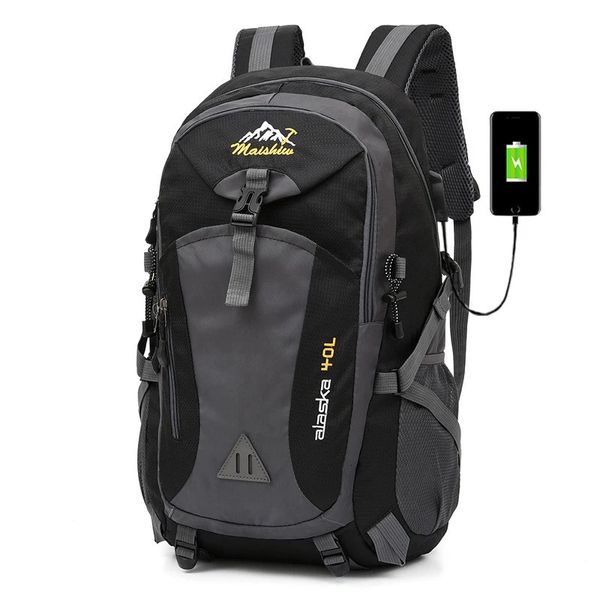 Weysfor 40L Wasserdicht Männer Rucksack Travel Pack Sporttasche Pack Outdoor Bergsteigen Wandern Klettern Camping rucksack Für Männliche 240116