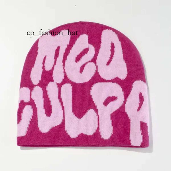 Cappelli di lusso Designer Donna Rosa Y2k Beanie per uomo Culpas Moda Casual Autunno Inverno Calore Casquette Regalo di Natale Amanti Berretto lavorato a maglia Morbido Volpe bianca Cappelli 3610