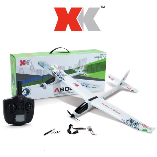 Wltoys XK A800 5CH RC Flugzeug 3D6G Montage Segelflugzeuge EPO Fernbedienung Flugzeug Starrflügel Flugzeug Segelflugzeug Spielzeug für Jungen 240116