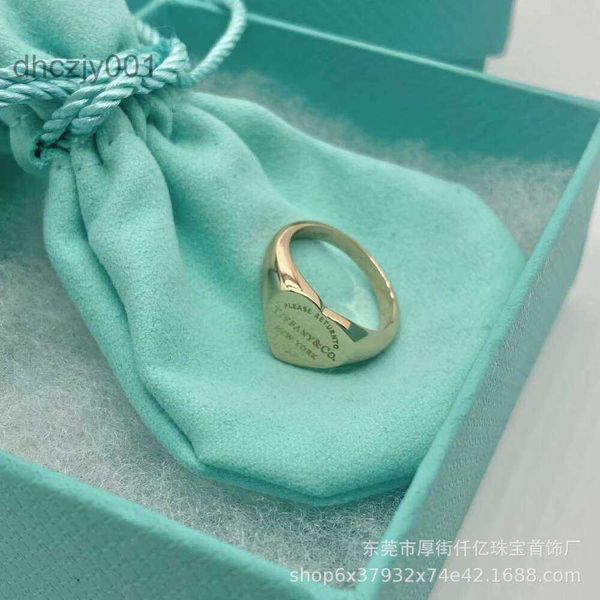 Yüzük mücevher thome s925 STRING Gümüş Seal Ring Love Fashion Basit Yzwi