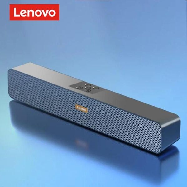 Hoparlörler Lenovo BMS10 Kablolu Kablosuz Bluetooth Hoparlör Subwoofer Diyaframı TV Dizüstü Bilgisayar Masaüstü Genel İçin Dört Boynuz Birimi Ses Barı