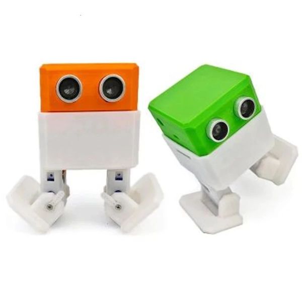 6 Dof Robot Otto Программируемые игрушки-строитель для Arduino Nano РОБОТ с открытым исходным кодом App Control DIY Kit Humanity Playmate 3D-принтер 240116