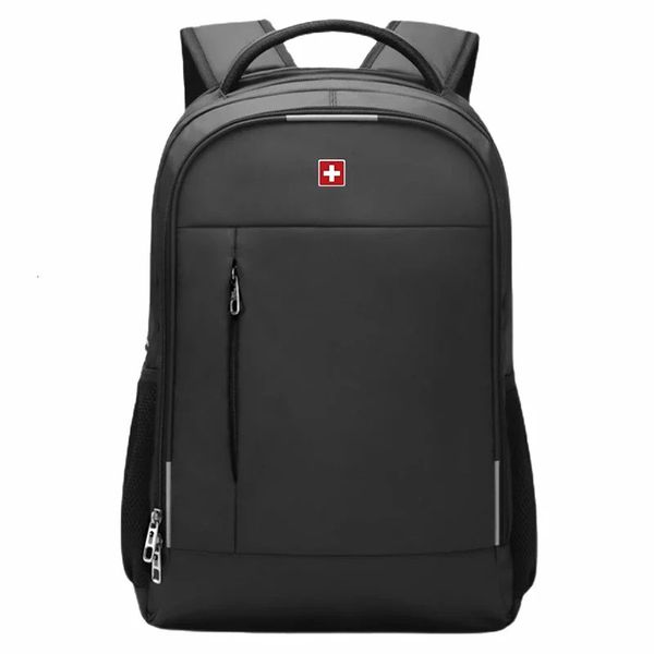 Zaino per laptop da uomo SWISS Borsa USB antifurto impermeabile Zaino per scuola di moda di grande capacità Zaino da viaggio Mochila 240116