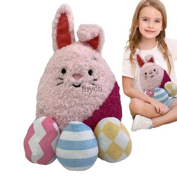 Другие мероприятия поставляют плюшевые пасхальные кролики мультипликационная мягкая игрушка кролика с пасхальными яйцами фаршированные кукольные подарки декоративные 30 см плюш для кроватей yq240116