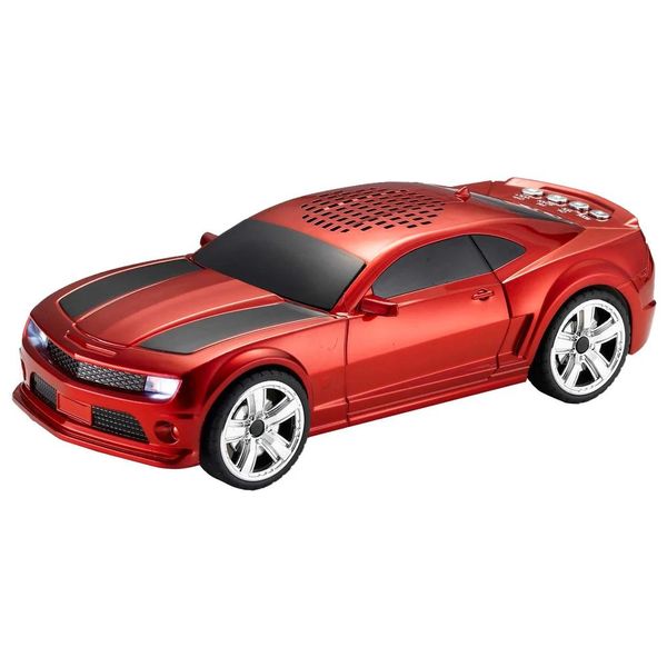 Alto-falantes graves profundos bluetooth alto-falante fantasia modelo de carro sem fio caixa de som portátil para decoração de casa, suporte fm usb disco tf cartão