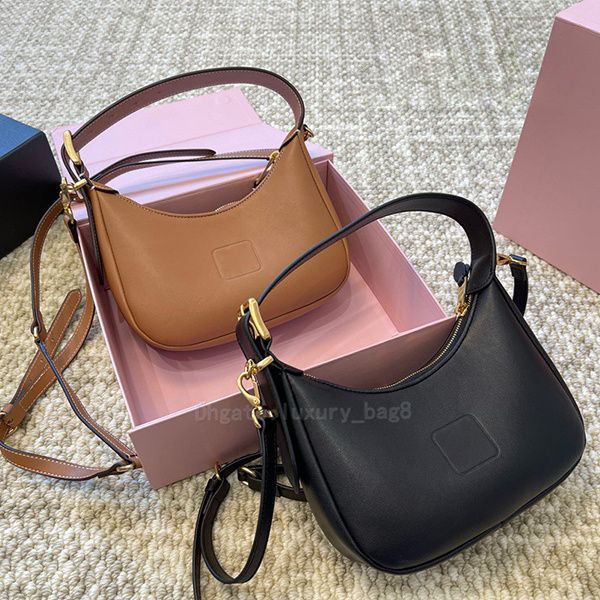 Borse firmate Borse ascelle Luxurys New moon HOBO Pochette Borsa a tracolla moda donna Tote Borsa a tracolla Portafogli in pelle verniciata lucida retrò Borsa stile cerniera