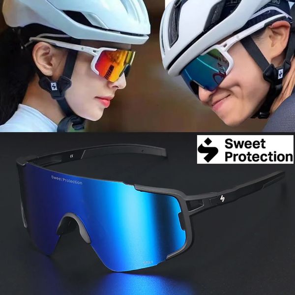 Sweet Protection Polarisierte Sport-Sonnenbrille Damen Radfahren Angeln MTB Rennrad Brille Herren Laufbrille 240115