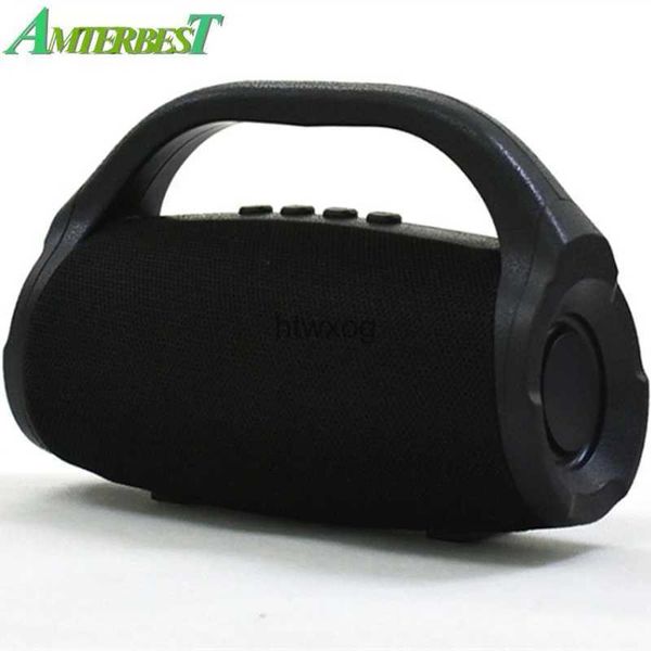 Altoparlanti portatili AMTERBEST Mini altoparlante Bluetooth Altoparlante wireless portatile Sistema audio 3D Stereo Musica Surround Supporto BluetoothTF FM YQ240116