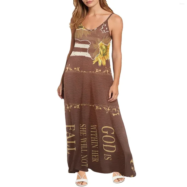 Casual Kleider Sommer Hawaiian Strand Langes Kleid Schulterfrei Hohe Qualität Polynesian Tribal Print Frauen Sexy Kleidung