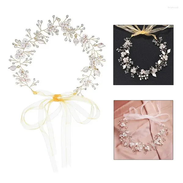 Haar Clips Hochzeit Strass Blume Band Mode Party Hoop Zubehör Prinzessin Haarband Geburtstag Geschenk Für Mädchen Dropship