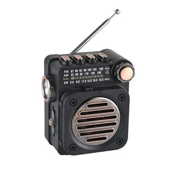 Alto-falantes portáteis Rádio portátil Mini Multi banda FM/AM/SW Inserção de cartão multifuncional pequeno Bluetooth Alto-falante Centro de música Caixa de Som Bluetooth YQ240116