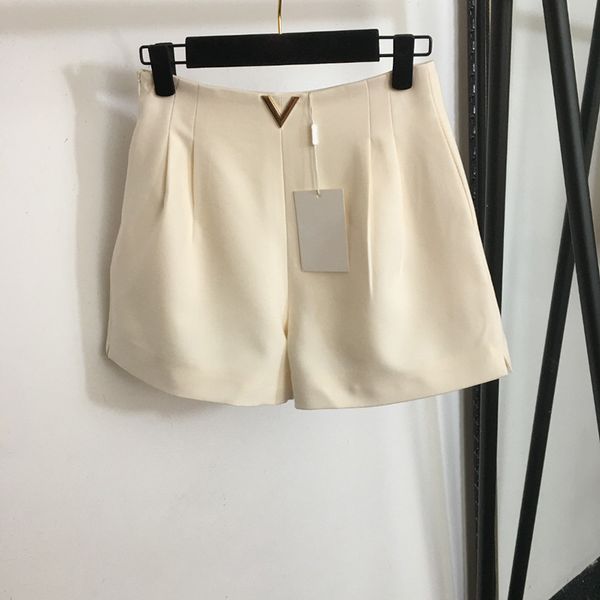 Hohe Taille Shorts Damen Kurze Hosen Klassische Buchstaben Plus Size Shorts 2 Farben Persönlichkeit Designer Mädchen Shorts Hosen Kleidung