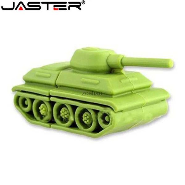 USB Flash Drives JASTER Cartoon Tanks modelos usb flash drive Battle City Gift cartoon 4GB 8GB 16GB 64GB 32GB Atacado tanque pen drive mini presente