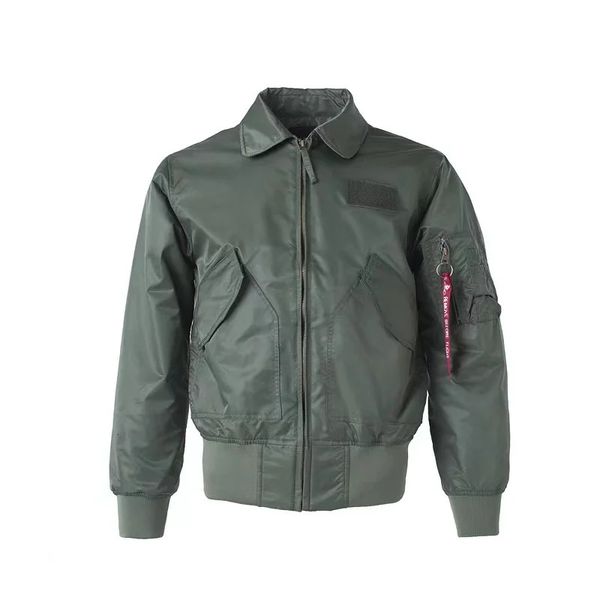 Giubbotti bomber da volo da uomo Cappotto uniforme militare americano di qualità autunnale Colletto rovesciato Giacca da uomo cargo 240115