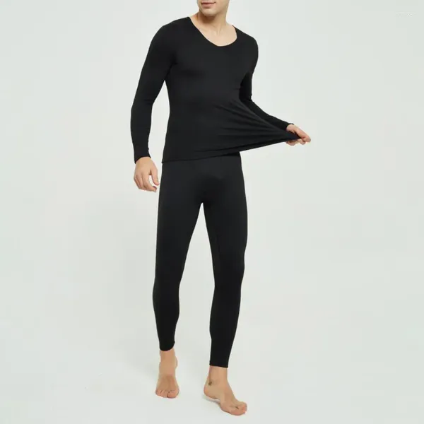 Gym Kleidung Thermo-Unterwäsche-Sets für Männer Winter lange Unterhosen Kleidung dicke Wärme Set